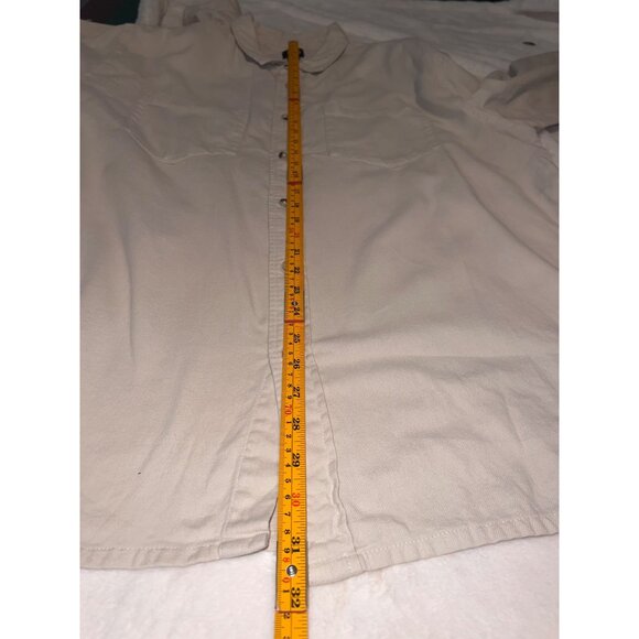 BDG Urban Outfitters Beige Button-Up Shirt –‎ XL Relaxed Fit Workwear Style - Picture 7 of 10